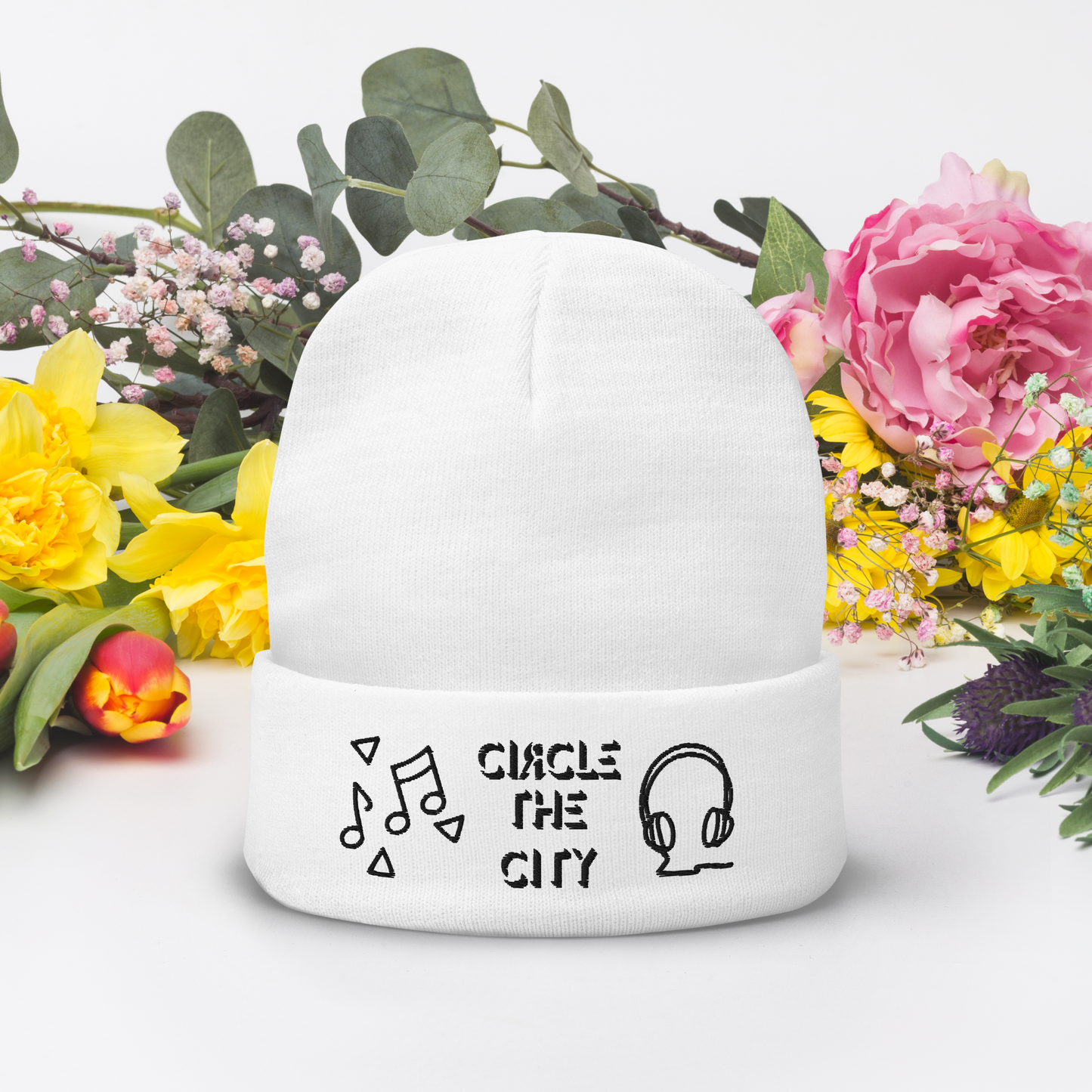 Embroidered Circle The City Logo Beanie